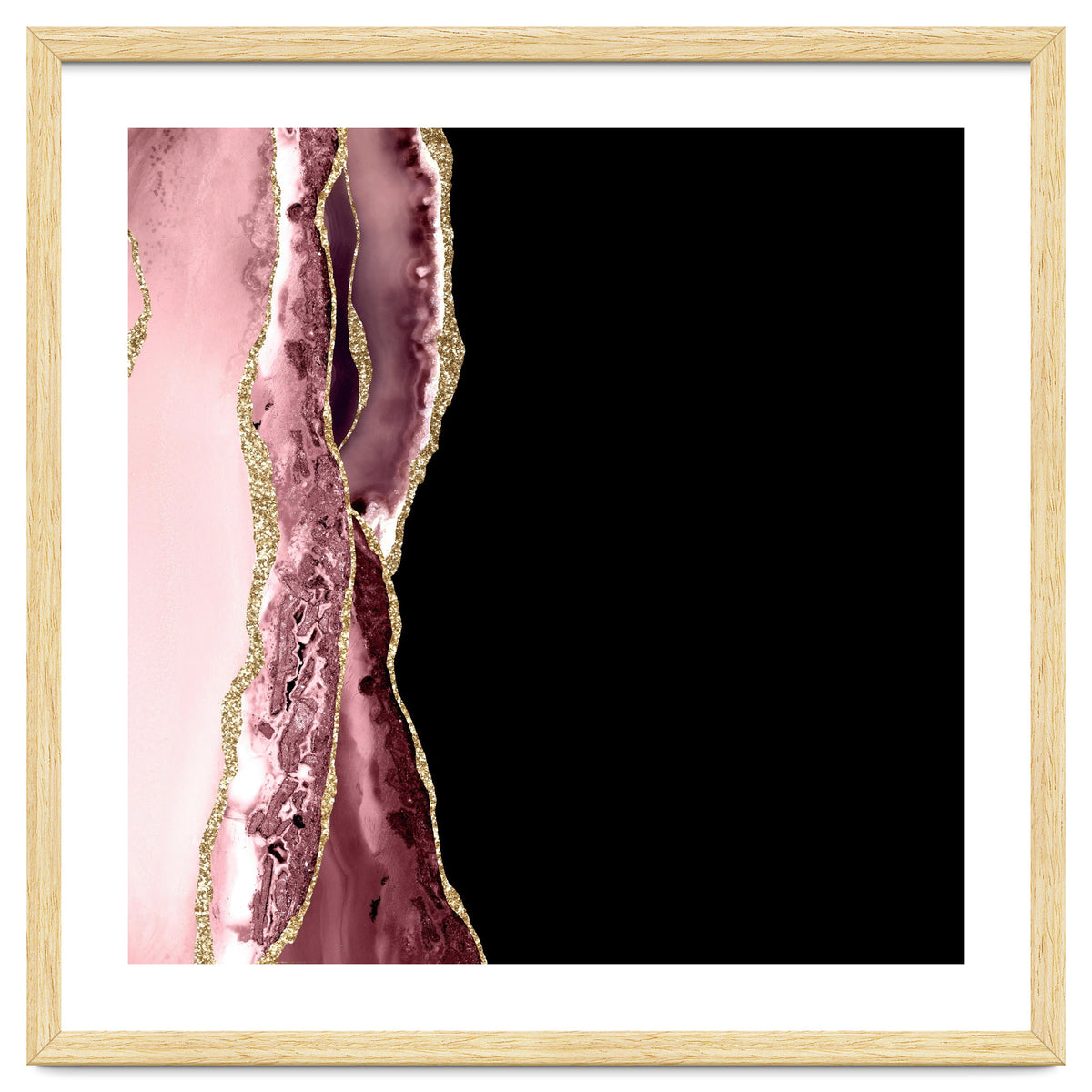 Blush & Gold Agate Texture 04