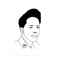 Ella Baker African-American Civil Rights Activist (Print Only)
