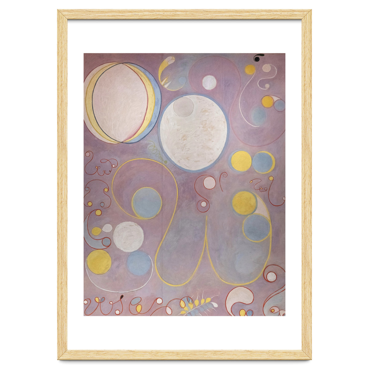 Hilma af Klint - The Ten Largest No 8 Adulthood Abstract Spiritual Geometry Art