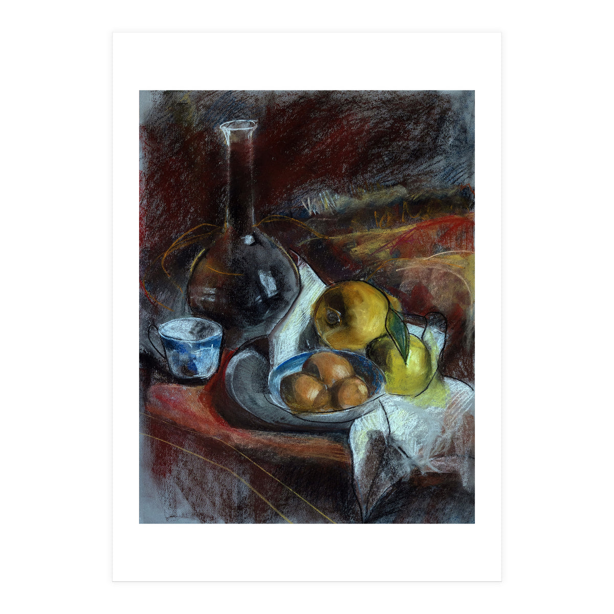 Eggs and Juicy fruits (Print Only)