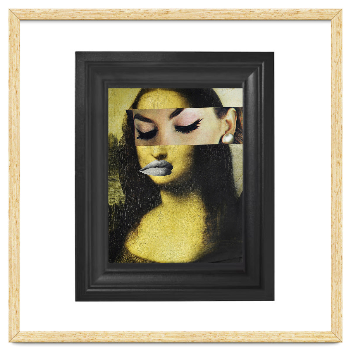 Monnalisa 2.0 - Print of paper Collage