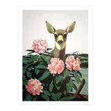 Japan, Doe in Blossom Bush (Print Only) thumbnail