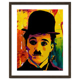Charlie Chaplin Colorful Abstract Art thumbnail
