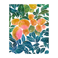 Lemons | Watercolor Modern Boho Botanical Painting | Pastel Summer Jungle Garden Juicy Fresh (Print Only)