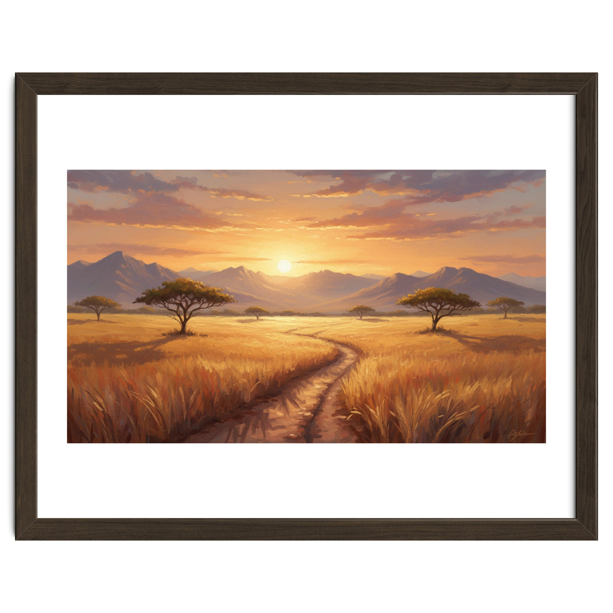 Golden Peak Sunset