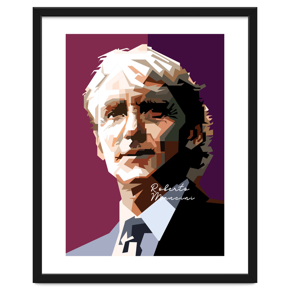 Roberto Mancini Retro Football