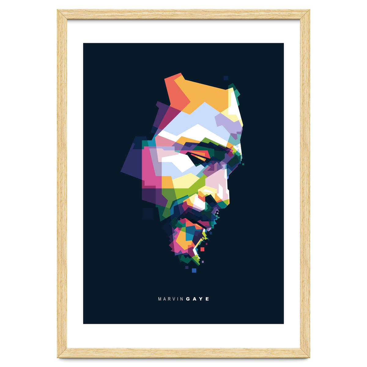 Marvin Gaye Pop Art WPAP
