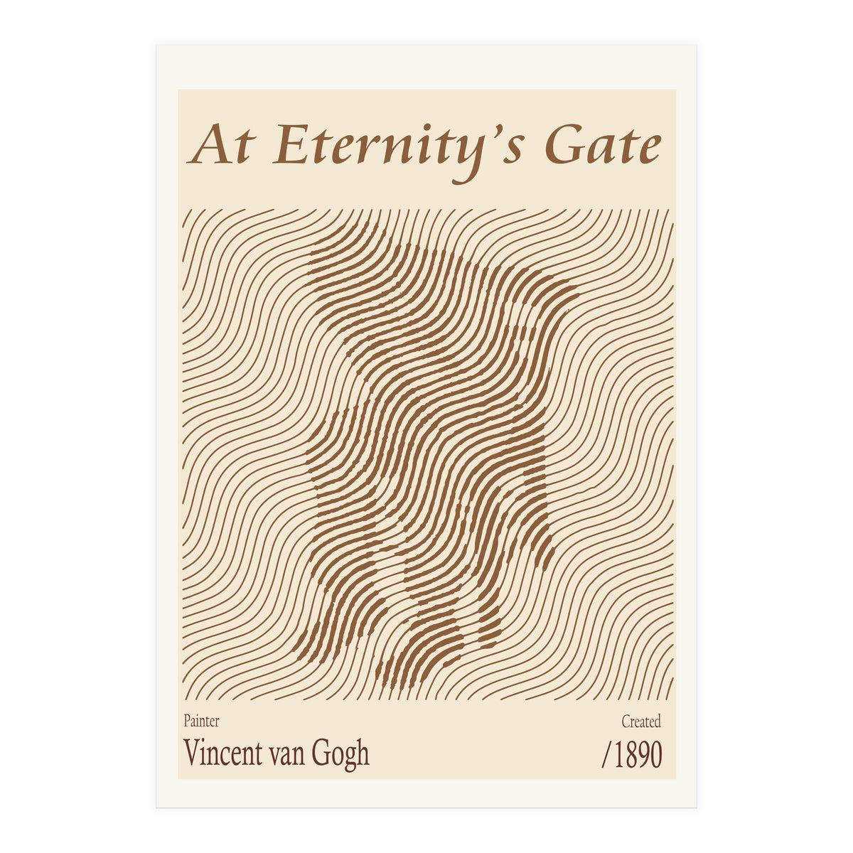At Eternity’s Gate Vincent Van Gogh (1890) (Print Only)