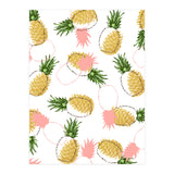 Pineapples & Pine Cones, Eclectic Tropical Nature Illustration, Quirky Fun Fruit Food Graphic Design (Print Only) thumbnail