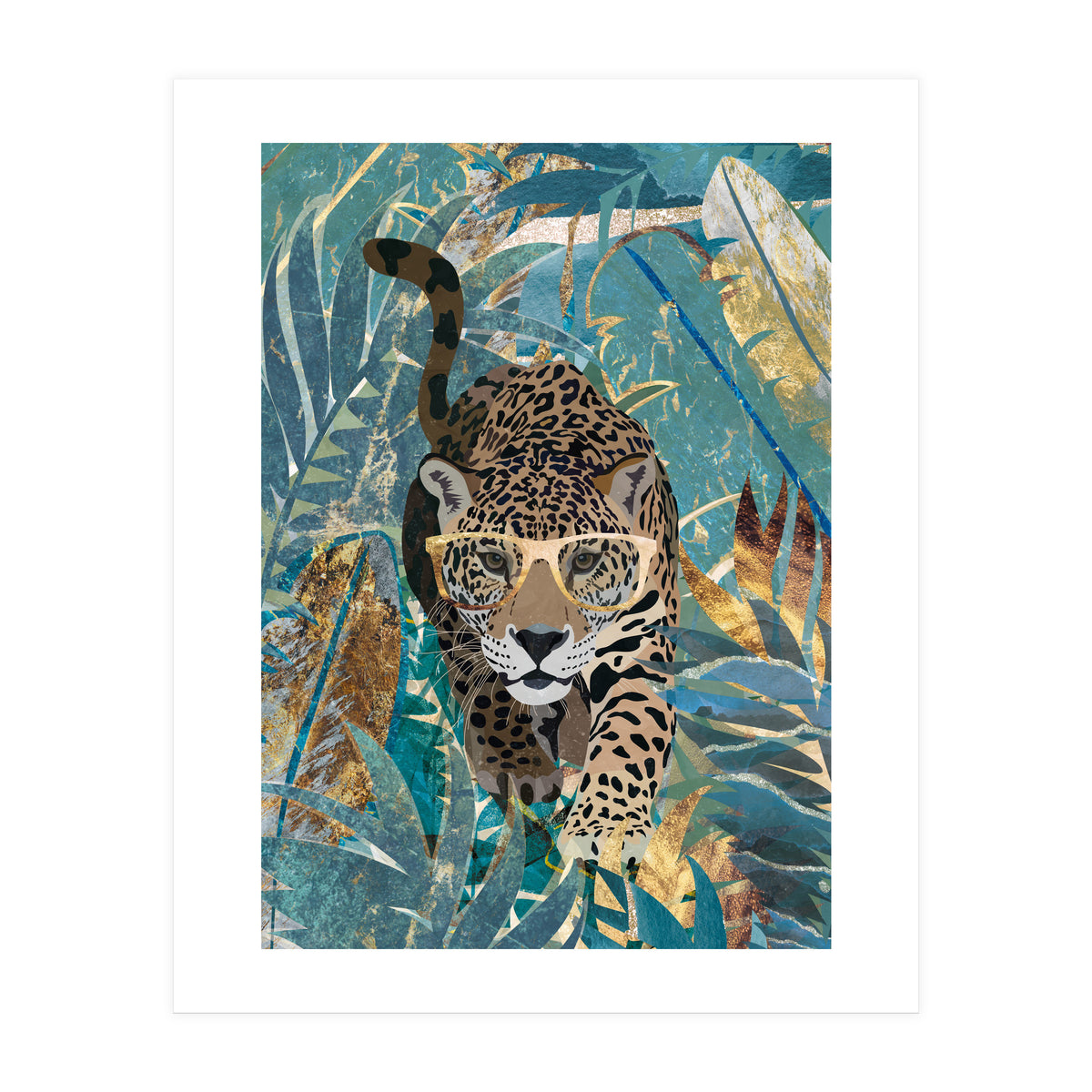 Jaguar in the jungle (Print Only)