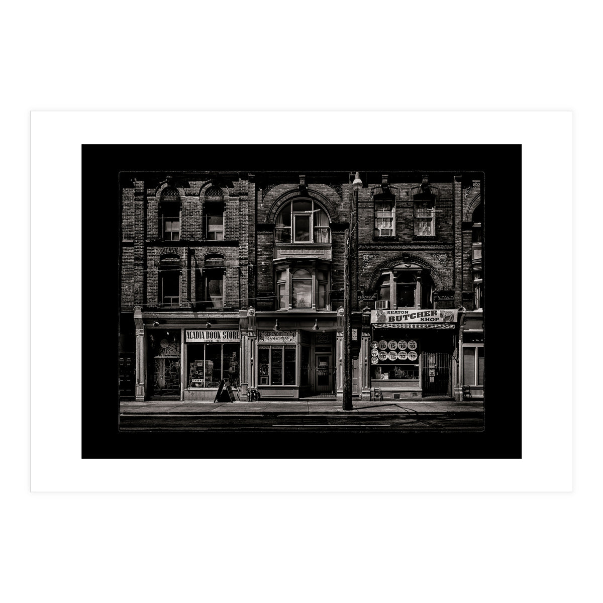 Books and Breaks and Butchers No 1 with Border (Print Only)