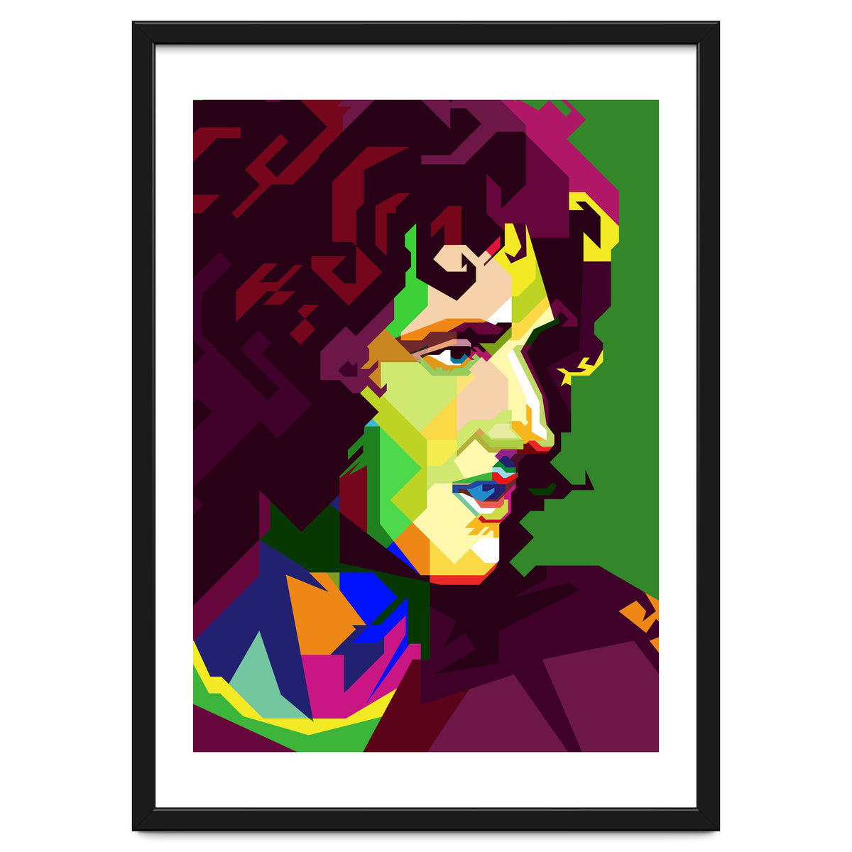 Brian Harold May Pop Art WPAP