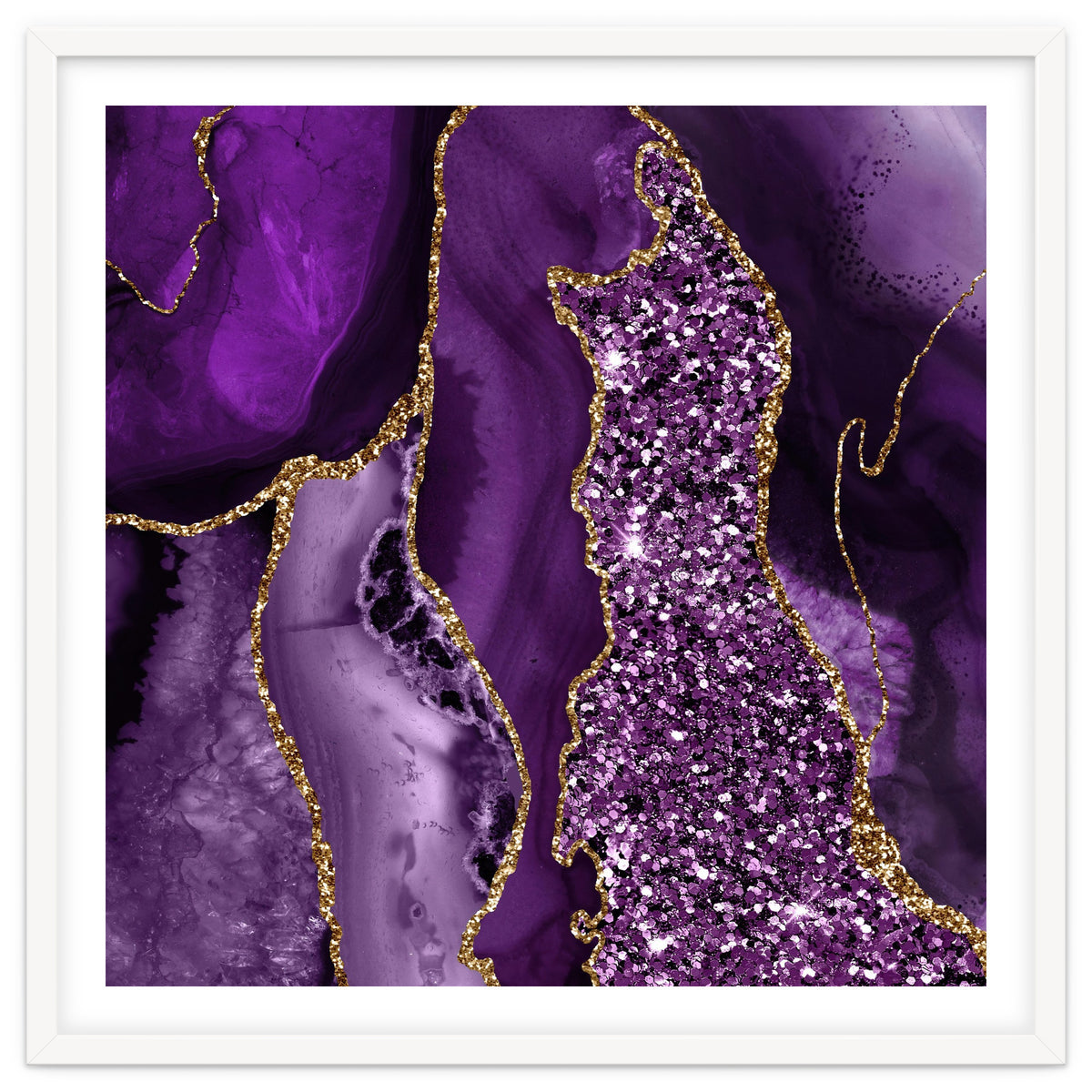 Agate Glitter Ocean Texture 04