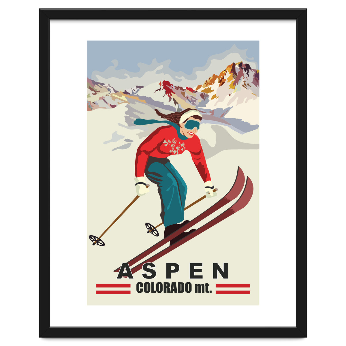 Aspen Ski Girl