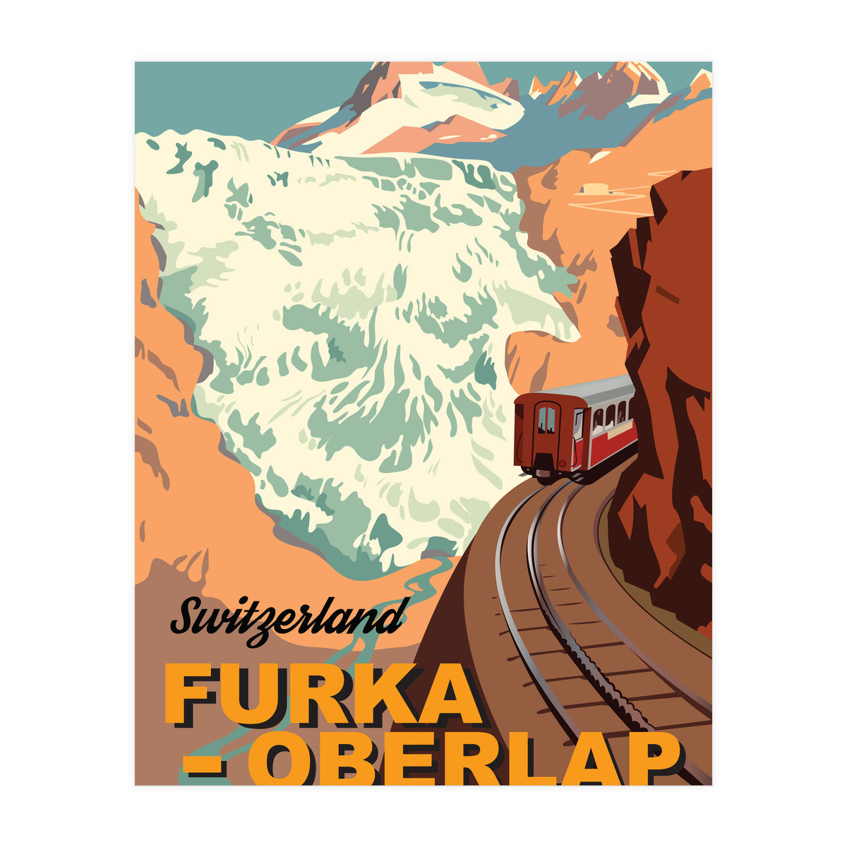 Furka Pass, Switzerland (Print Only)