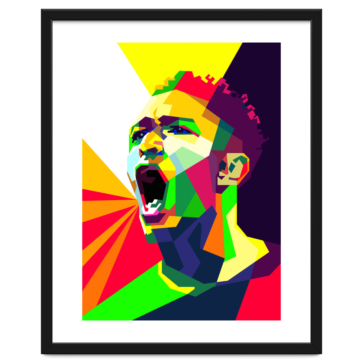 Jude Bellingham Football Pop Art WPAP