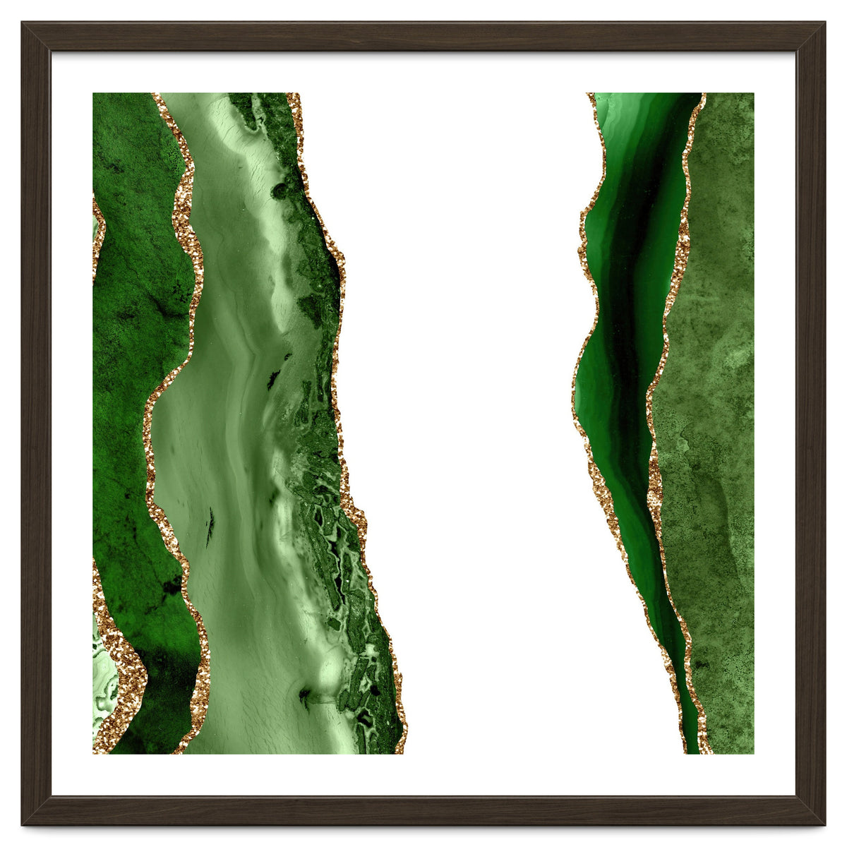 Green & Gold Agate Texture 20