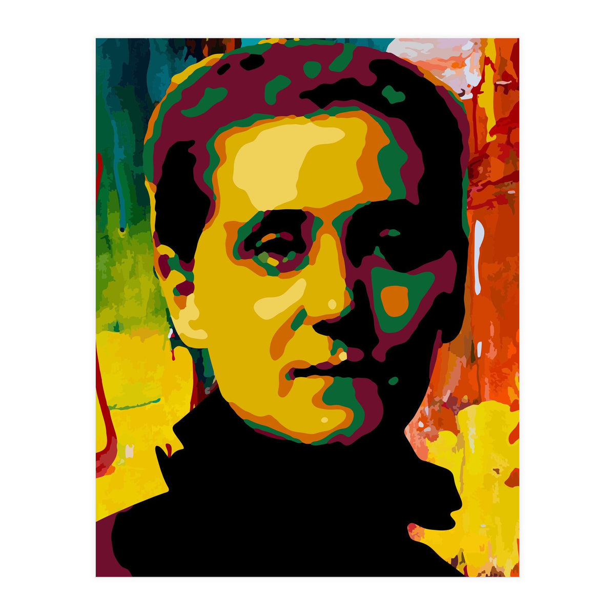 Jane Addams Colorful Abstract Art 2 (Print Only)