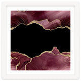 Burgundy & Gold Glitter Agate Texture 04 thumbnail