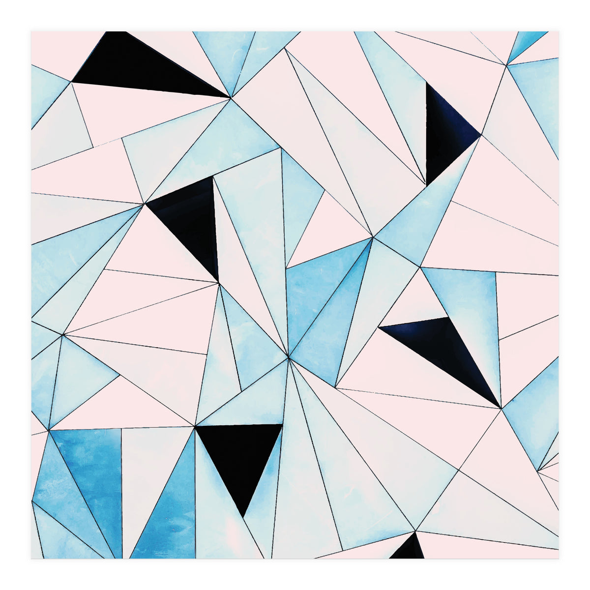 Geometric Washout #society6 #decor #buyart (Print Only)