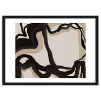 Time oil painting abstract