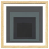 JOSEF ALBERS - HOMAGE TO THE SQUARE BLACK GREY thumbnail