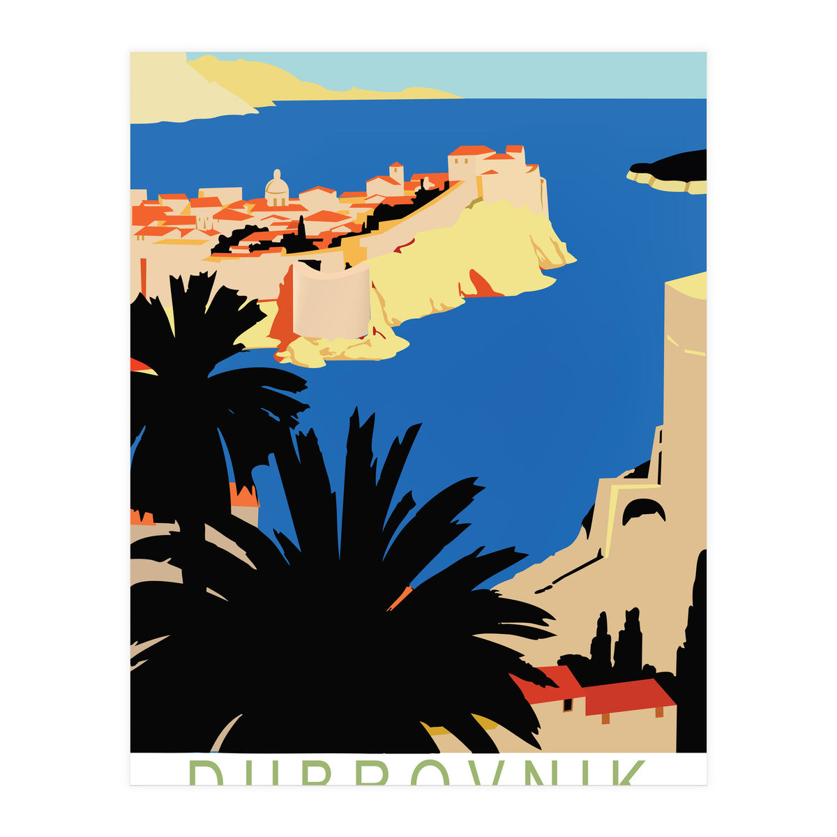 Dubrovnik, Adriatic Sea, Croatia (Print Only)