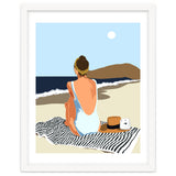 No Posting, No Liking, Just Living, Solitude Solo Woman Travel, Boss Lady Beach Ocean Sea, Summer Tan Bohemian thumbnail
