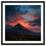 Majestic Mountain Peak at Sunset thumbnail