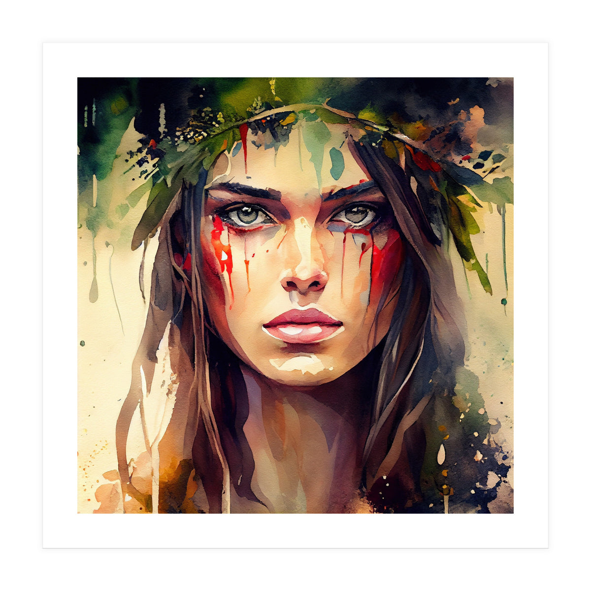 Watercolor Druid #2 (Print Only)