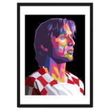 Luka Modric pop art portrait thumbnail