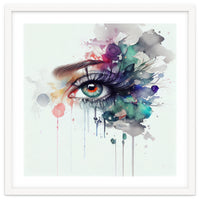 Watercolor Woman Eye #5