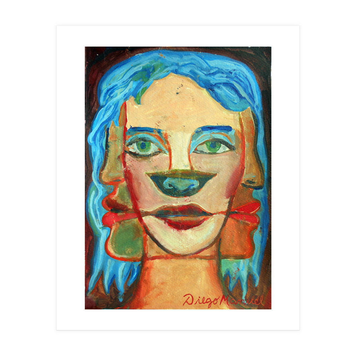 Cabeza De Mujer 19 (Print Only)