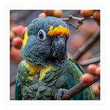 Yellow Headed Amazon Parrot Close Up Portrait (Print Only) thumbnail