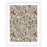 Flying Butterflies Gold Beige thumbnail