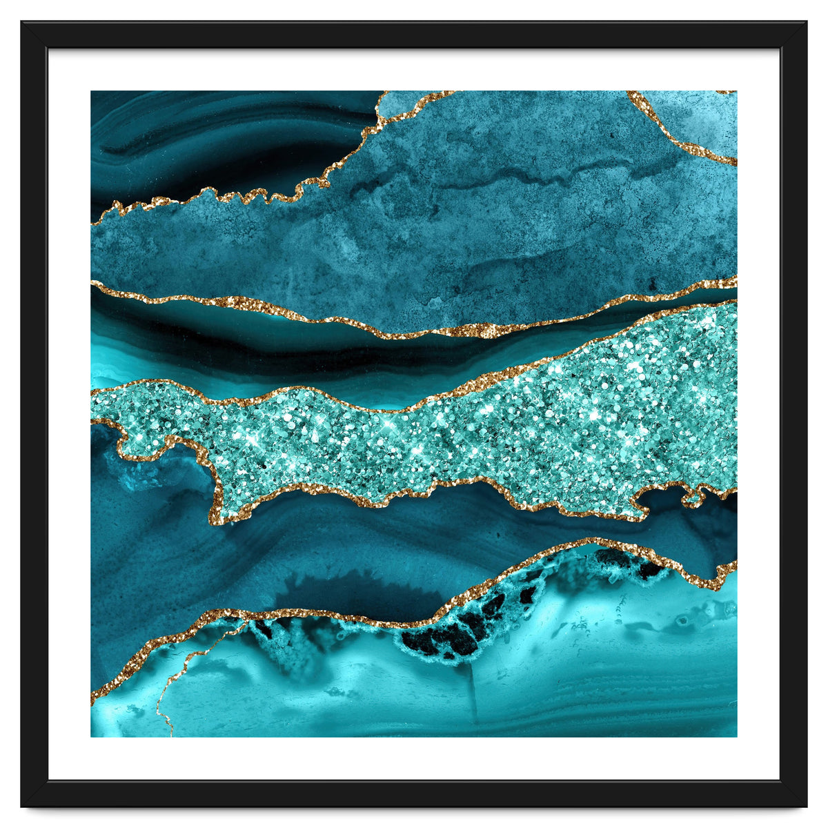 Agate Glitter Ocean Texture 12