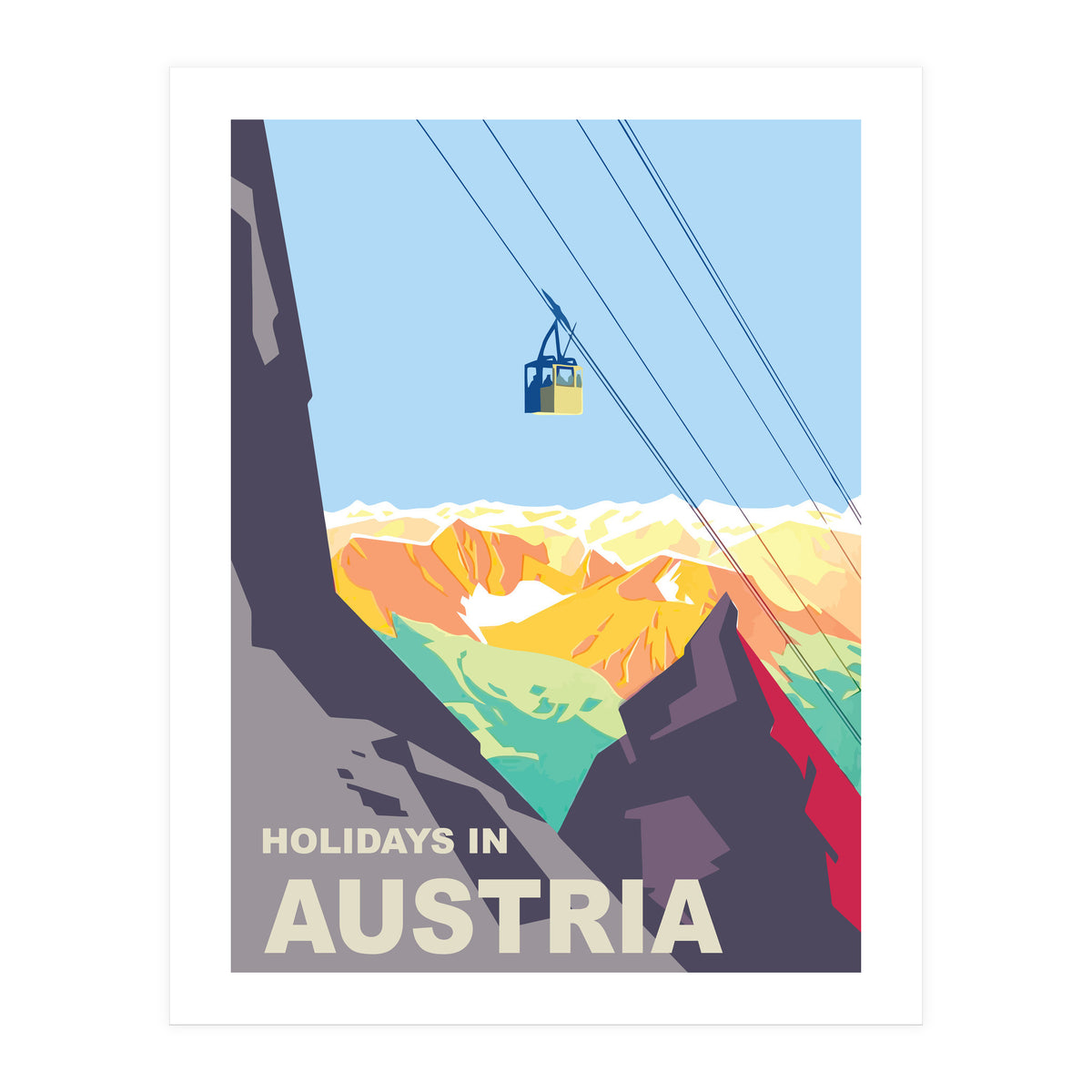 Holidays In Austria (Print Only)