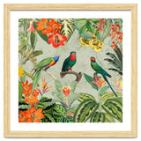 Exotic Parrots Jungle Landscape thumbnail