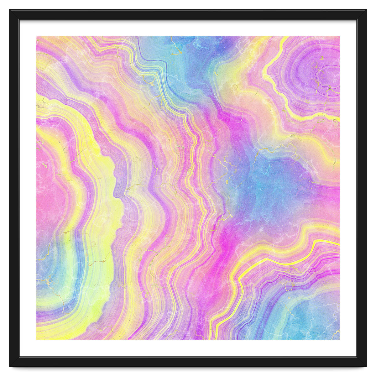 Neon Agate Texture 08