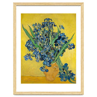 Irises. Date: May 1890, Saint-Rémy-de-Provence. Dimensions: 92.7 cm x 73.9 cm, 111.5 cm x 92.9 cm.