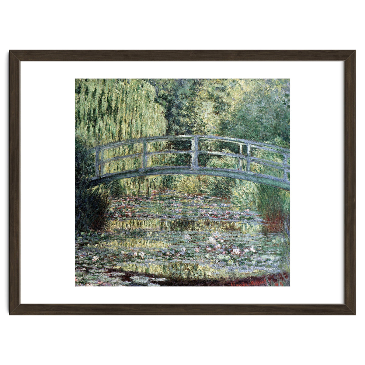 The Waterlily Pond: Green Harmony - 1899 - 89x93,5 cm - oil on canvas.