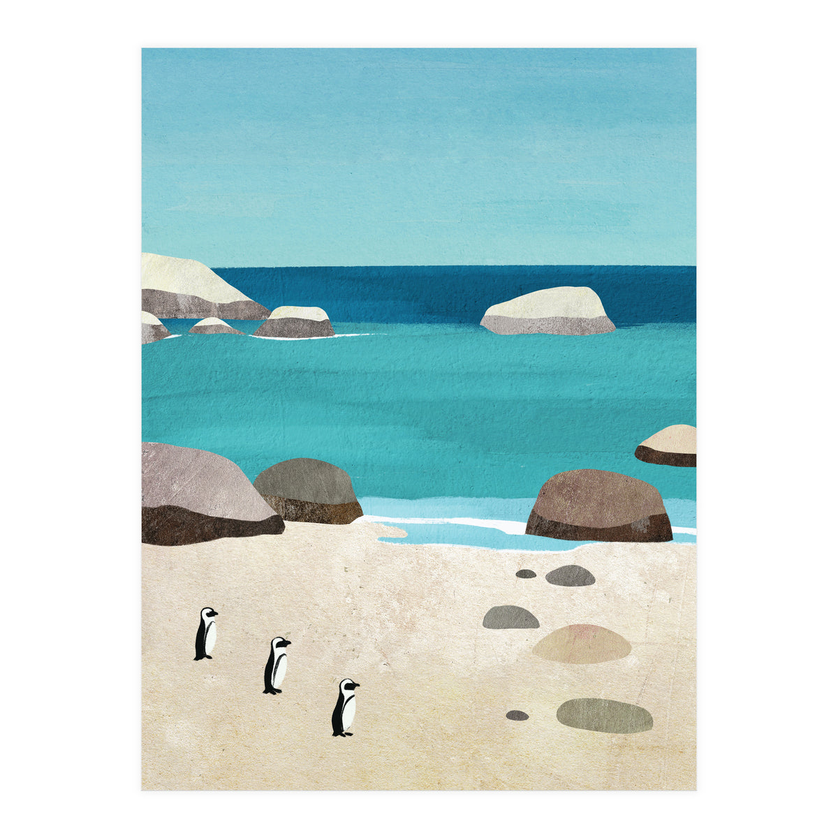 Penguins, Boulders Beach  (Print Only)