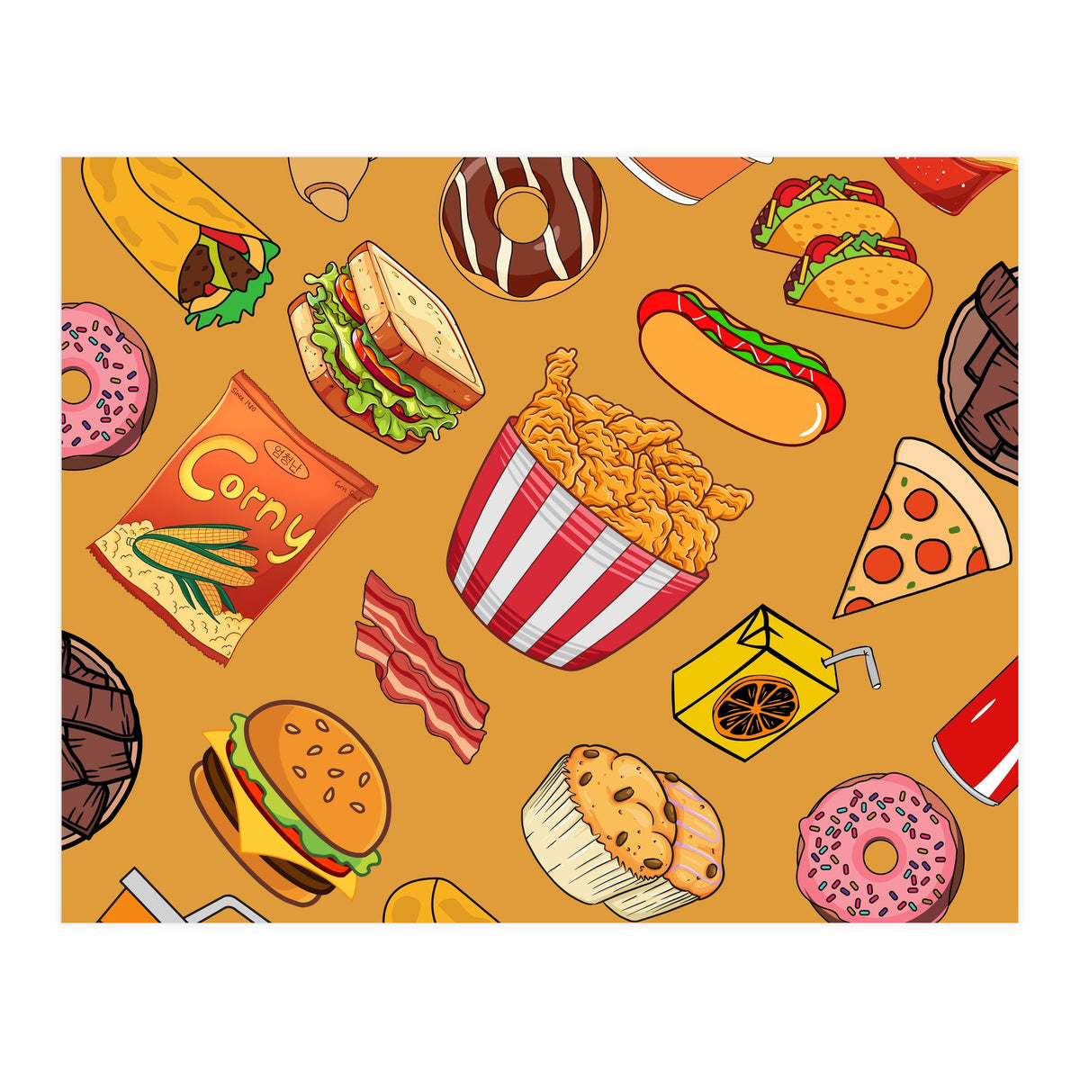Fast Food 🍔 (Print Only)