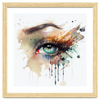 Watercolor Woman Eye #4