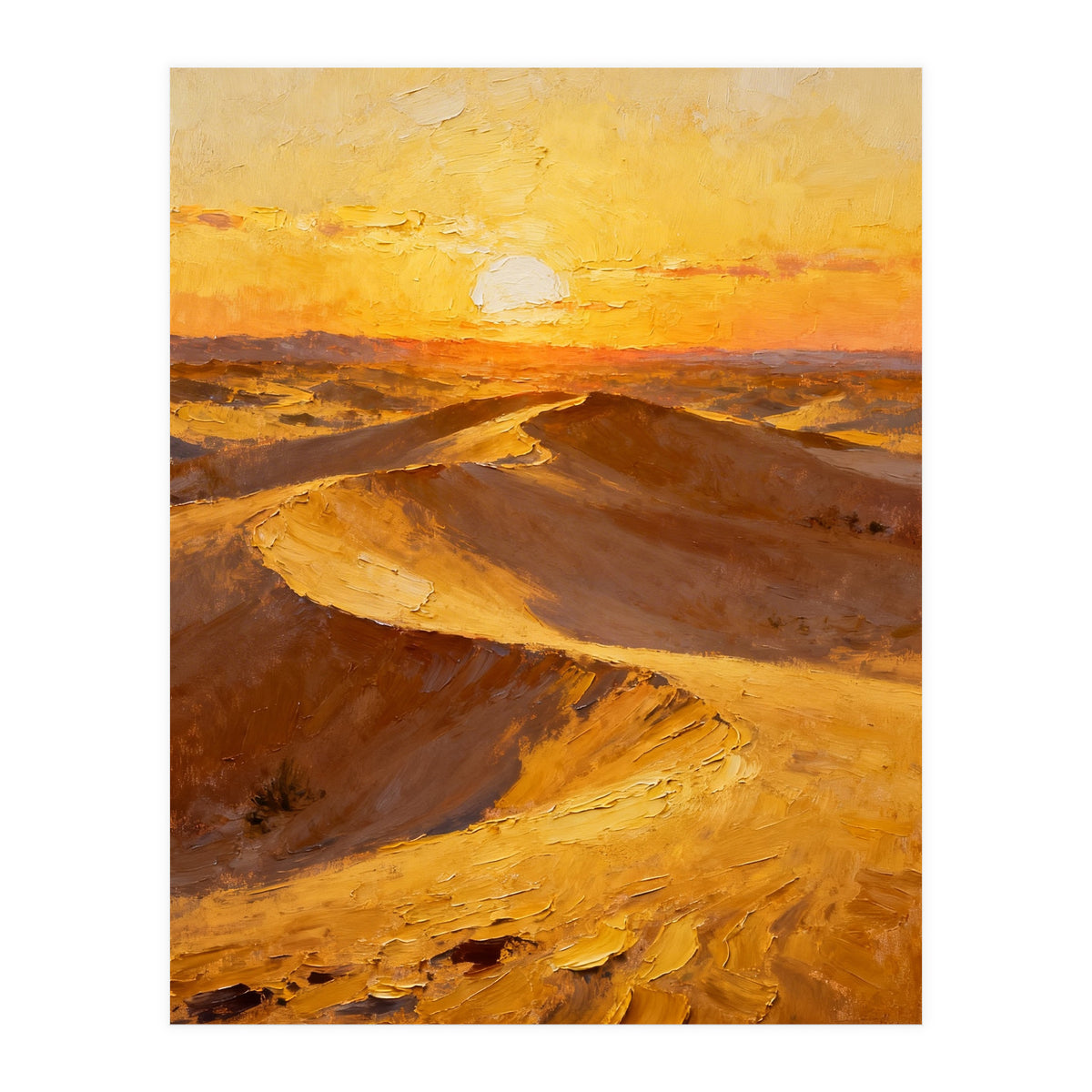 Golden Solitude (Print Only)