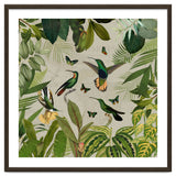 Vintage Exotic Hummingbirds Jungle thumbnail