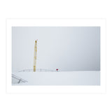 Construction Crane in the Winter Seascape (Print Only) thumbnail