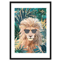 Lion Jungle wearing sunglasses