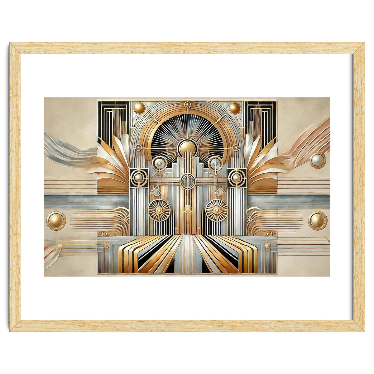 Art Deco Gold Architecture