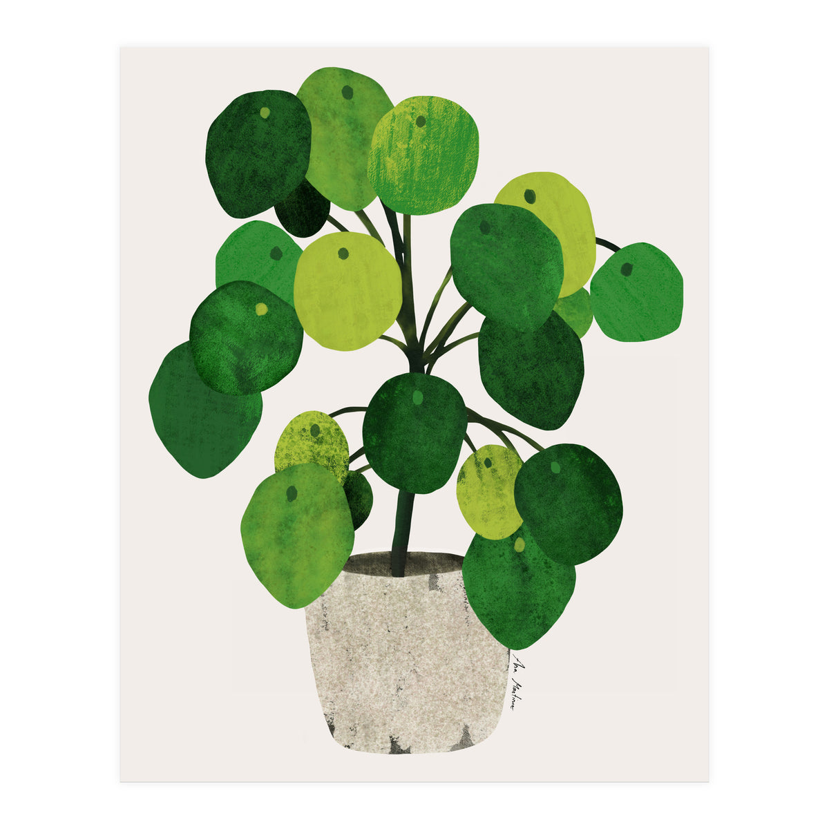 Pilea Plant (Print Only)
